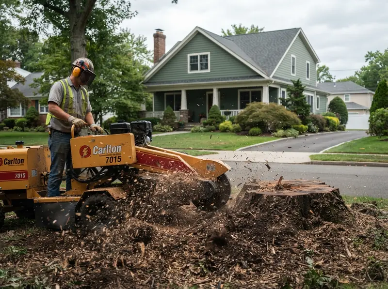 Professional stump grinding service in New Jersey